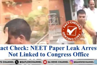 NEET Paper Leak Scandal Fact Check NEET Paper Leak Arrests not Linked to Congress